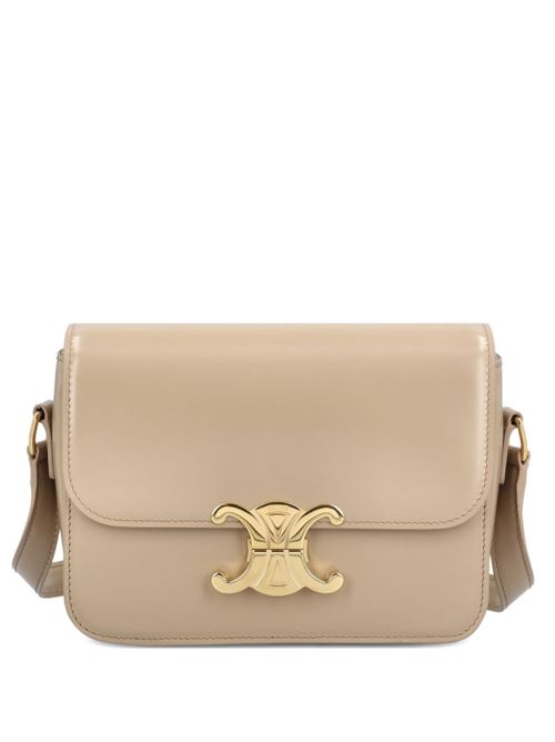 TRIOMPHE TEEN LEATHER CROSSBODY BAG
