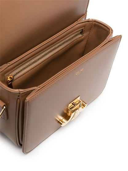 TRIOMPHE TEEN LEATHER CROSSBODY BAG