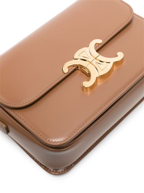 TRIOMPHE TEEN LEATHER CROSSBODY BAG