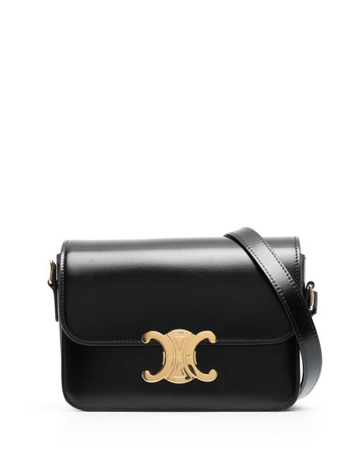 TRIOMPHE TEEN LEATHER CROSSBODY BAG