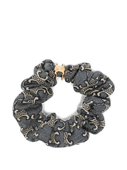 TRIOMPHE JACQUARD SCRUNCHIE