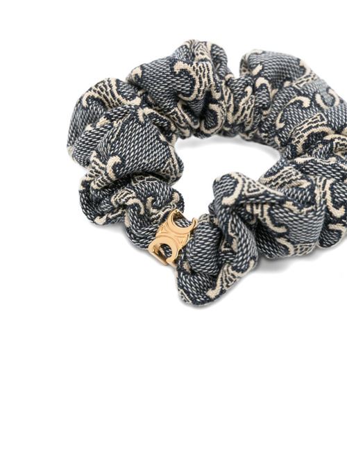 TRIOMPHE JACQUARD SCRUNCHIE