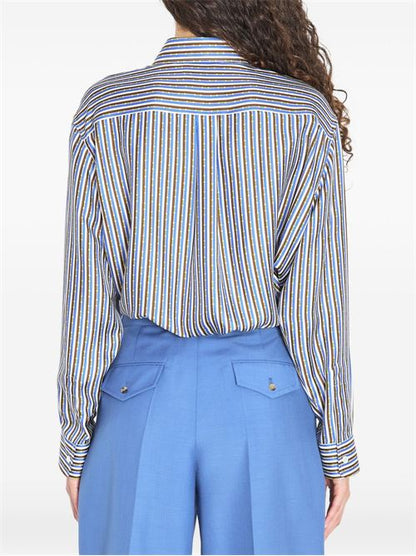 STRIPED SILK SHIRT