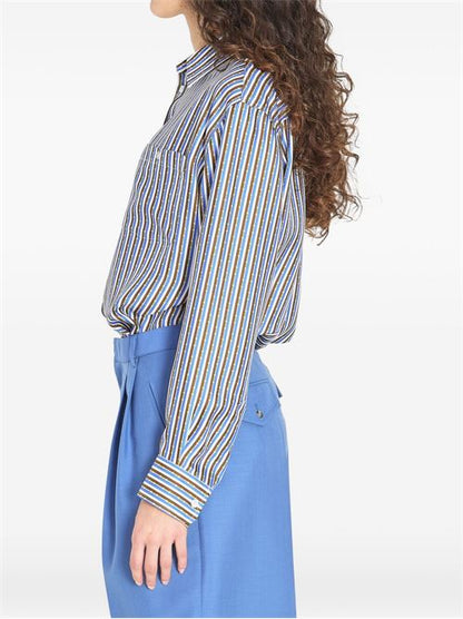 STRIPED SILK SHIRT
