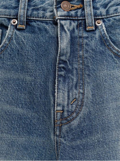 FLARED LEG DENIM JEANS
