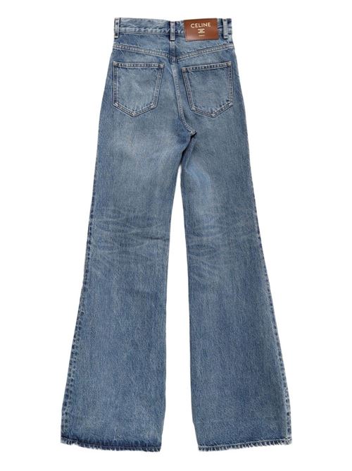 FLARED LEG DENIM JEANS