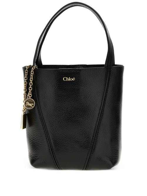 CHLOÉ SPIN SMALL LEATHER TOTE