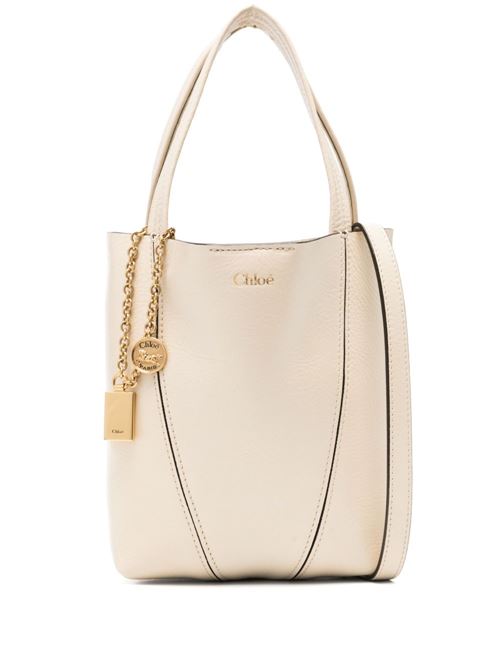 CHLOÉ SPIN SMALL LEATHER TOTE