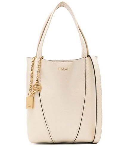 CHLOÉ SPIN SMALL LEATHER TOTE