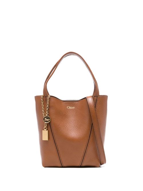 CHLOÉ SPIN SMALL LEATHER TOTE