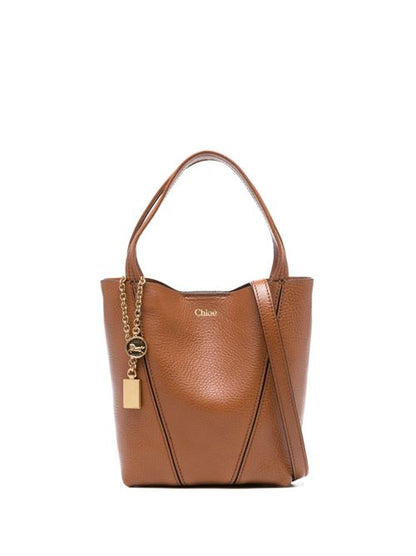 CHLOÉ SPIN SMALL LEATHER TOTE