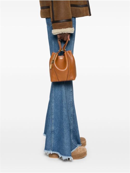 CHLOÉ SPIN SMALL LEATHER TOTE