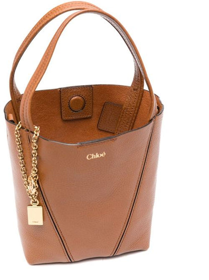 CHLOÉ SPIN SMALL LEATHER TOTE