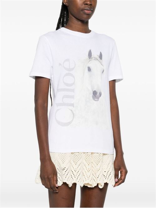 PRINTED COTTON T-SHIRT
