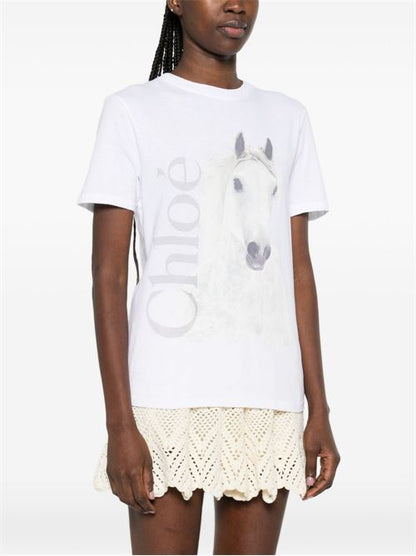 PRINTED COTTON T-SHIRT