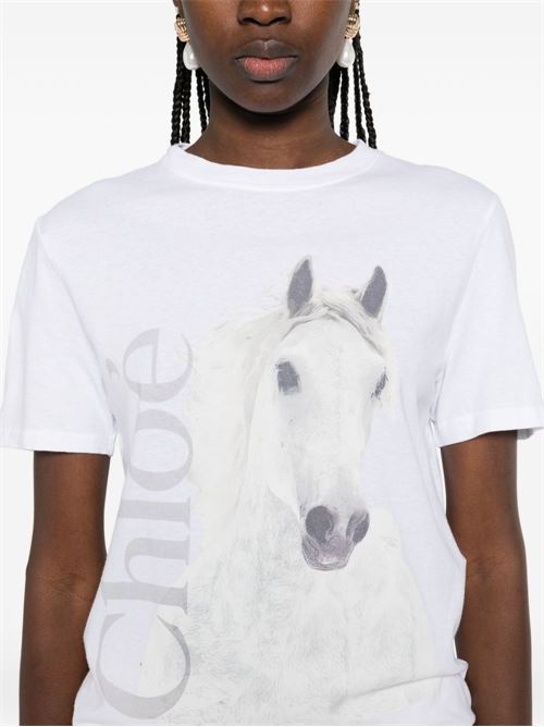 PRINTED COTTON T-SHIRT