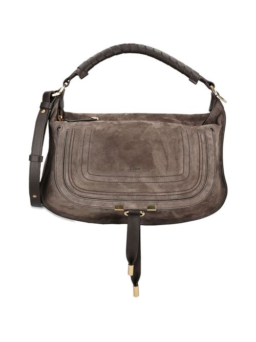 MARCIE SUEDE LEATHER SHOULDER BAG