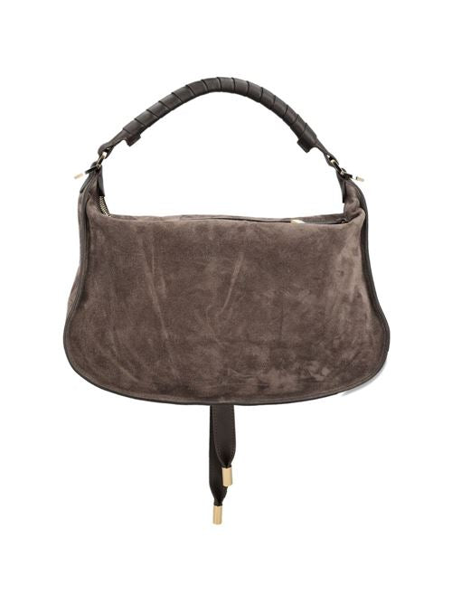 MARCIE SUEDE LEATHER SHOULDER BAG