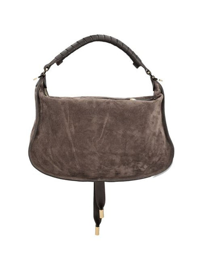 MARCIE SUEDE LEATHER SHOULDER BAG