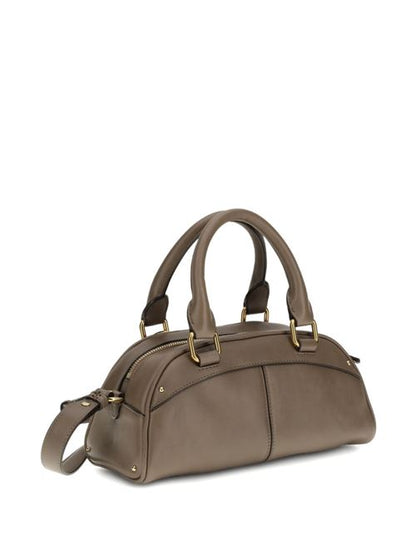 CHLOÉ BOWLING LEATHER HANDBAG