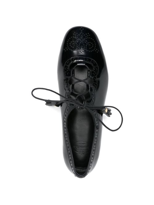 RHEA PATENT LEATHER BROGUES