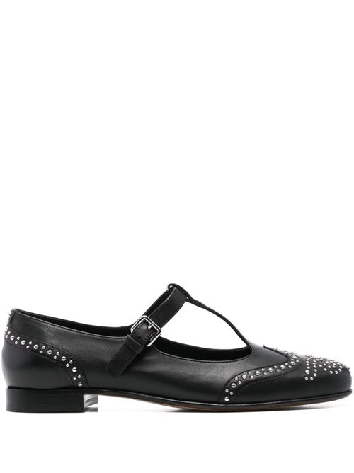 LEATHER MARY-JANE BALLETS