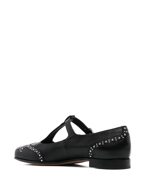 LEATHER MARY-JANE BALLETS