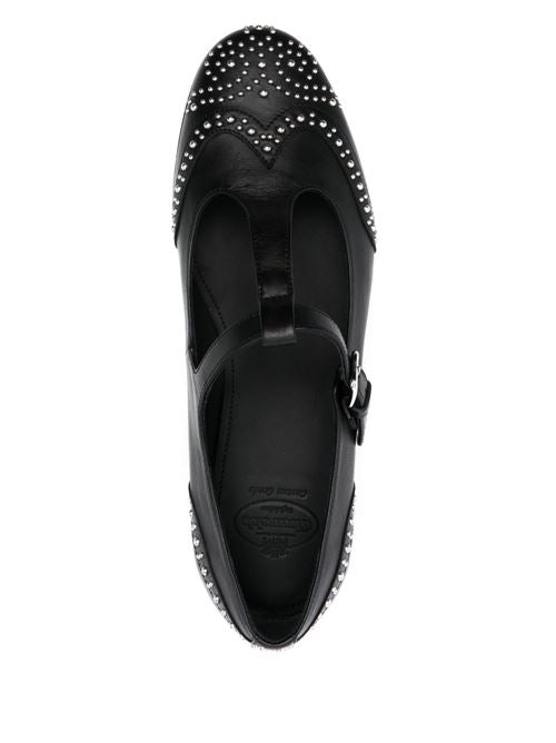 LEATHER MARY-JANE BALLETS