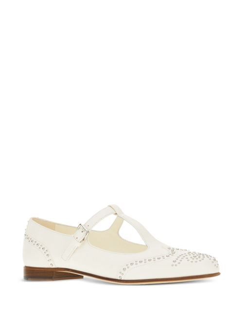 LEATHER MARY-JANE BALLETS