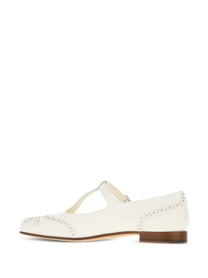 LEATHER MARY-JANE BALLETS