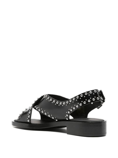 OKSANA LEATHER SANDALS