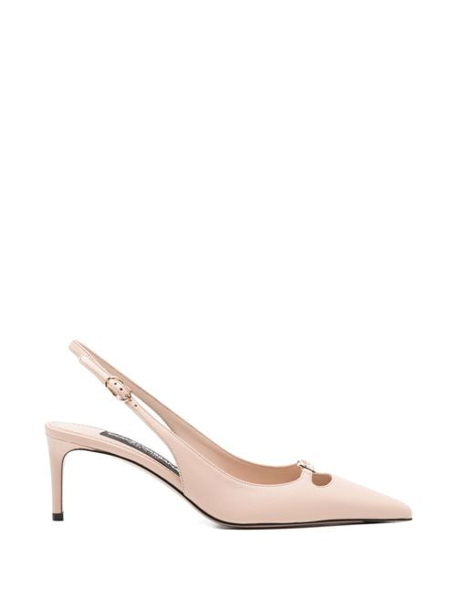 LEATHER SLINGBACK PUMPS