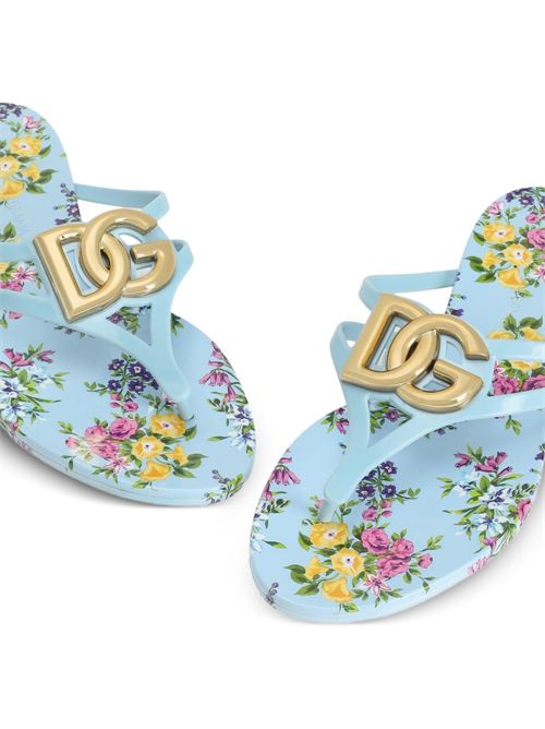 DG LOGO THONG SANDALS