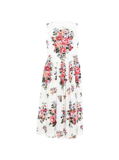 FLOWER PRINT LONG DRESS