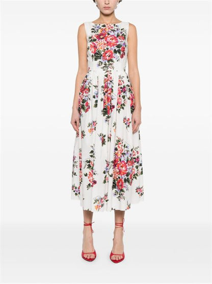 FLOWER PRINT LONG DRESS