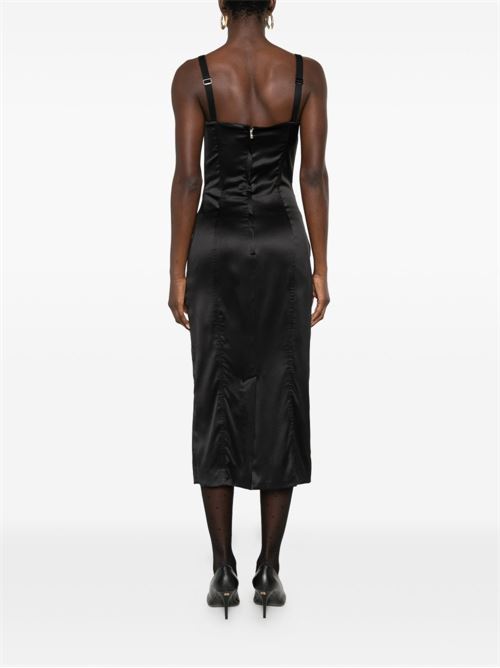 SILK MIDI DRESS