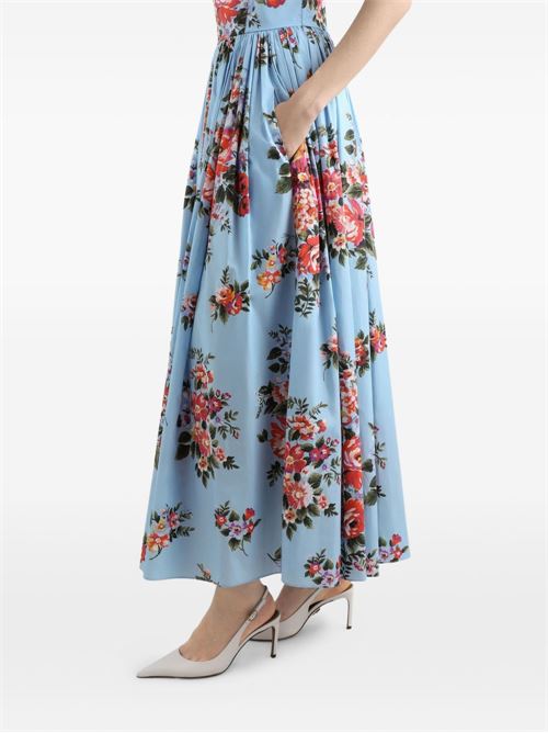 FLOWER PRINT LONG DRESS