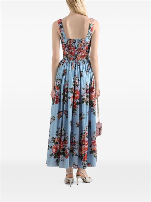 FLOWER PRINT LONG DRESS