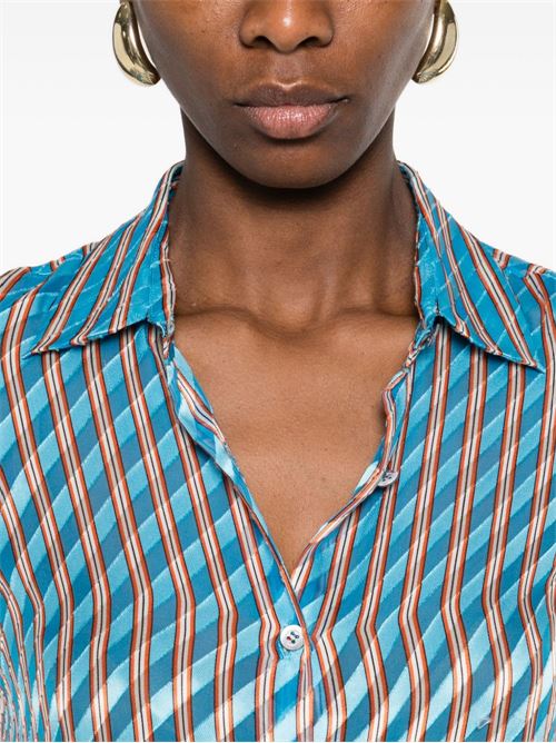CLAVELLY SILK BLEND SHIRT