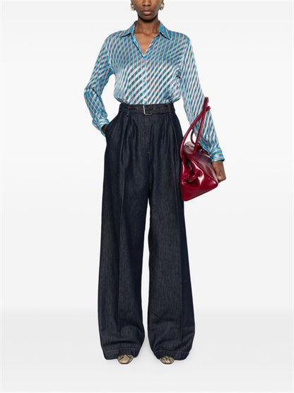 CLAVELLY SILK BLEND SHIRT