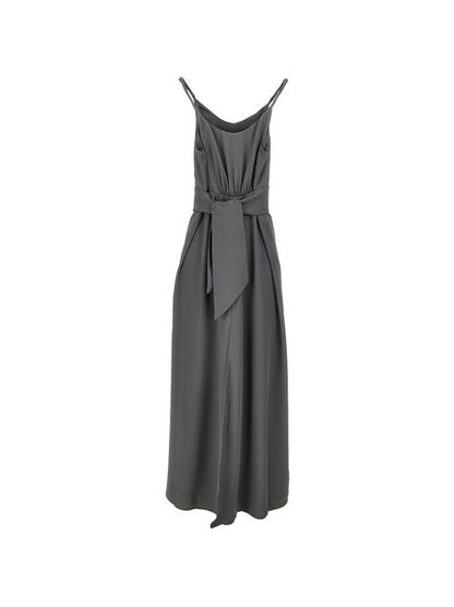 BOW LONG DRESS