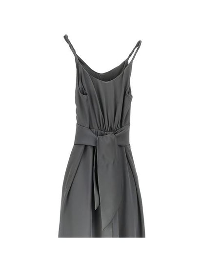 BOW LONG DRESS