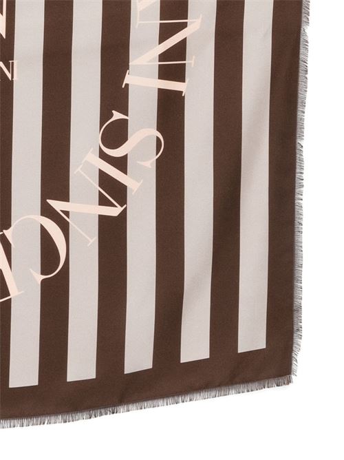 STRIPED SILK FOULARD
