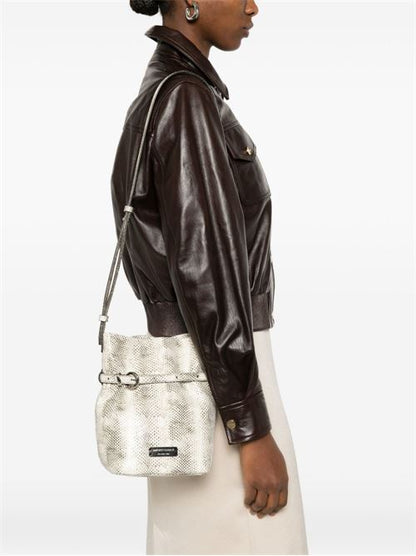 LEATHER BUCKET BAG