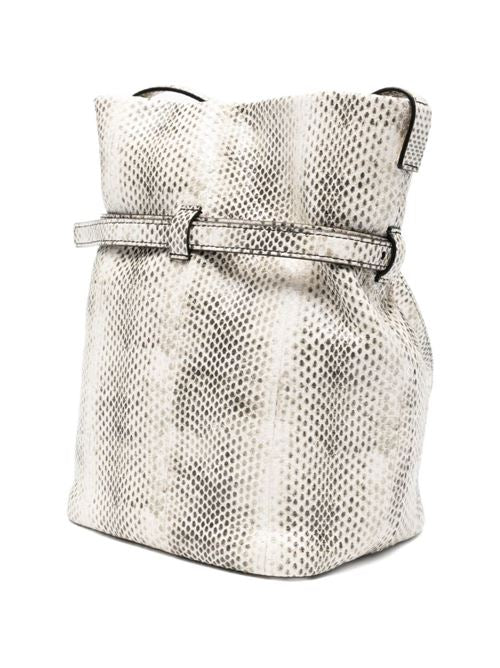 LEATHER BUCKET BAG