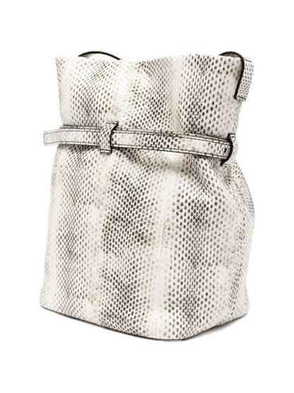 LEATHER BUCKET BAG