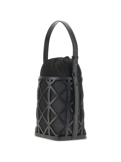LEATHER BUCKET BAG