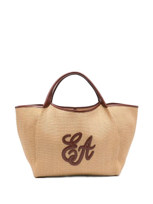 LARGE STRAW TOTE BAG