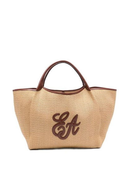 LARGE STRAW TOTE BAG