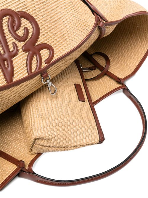 LARGE STRAW TOTE BAG